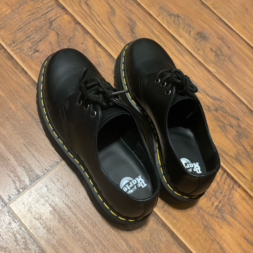 Dr. Martens 8053 Leather Platform Oxfords, Women’s US 9